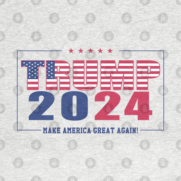 Trump 2024 Make America Great Again by Nolinomeg